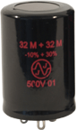 JJ 32/32UF 500 Volt Electrolytic
