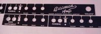 Blackface Bassman  Faceplate