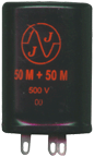 JJ 50/50UF 500 Volt Electrolytic