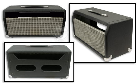 Fender Style Blackface Princeton Reverb Head Cabinet